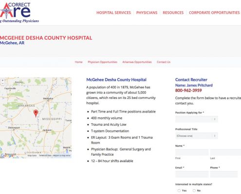 Correct Care Web Design | MDG Marketing Firm | Covington, Louisiana
