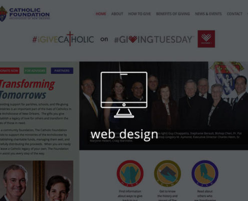 Catholic Foundation Web Design | MDG Marketing Firm | Covington, Louisiana