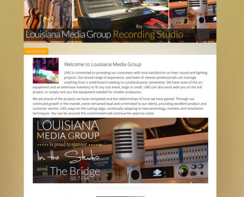 Louisiana Media Group Website Design | Louisiana | MDG