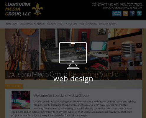 Louisiana Media Group Website Design | Louisiana | MDG