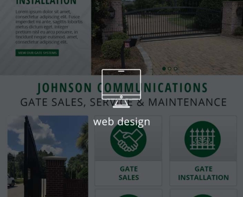 Johnson Communications Gate Sales and Security Website