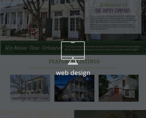 The Dupuy Company Real Estate Website Design | Magnolia Development Group